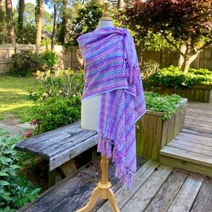 Mexican Rebozo. Artisan wrap. Woven shawl
